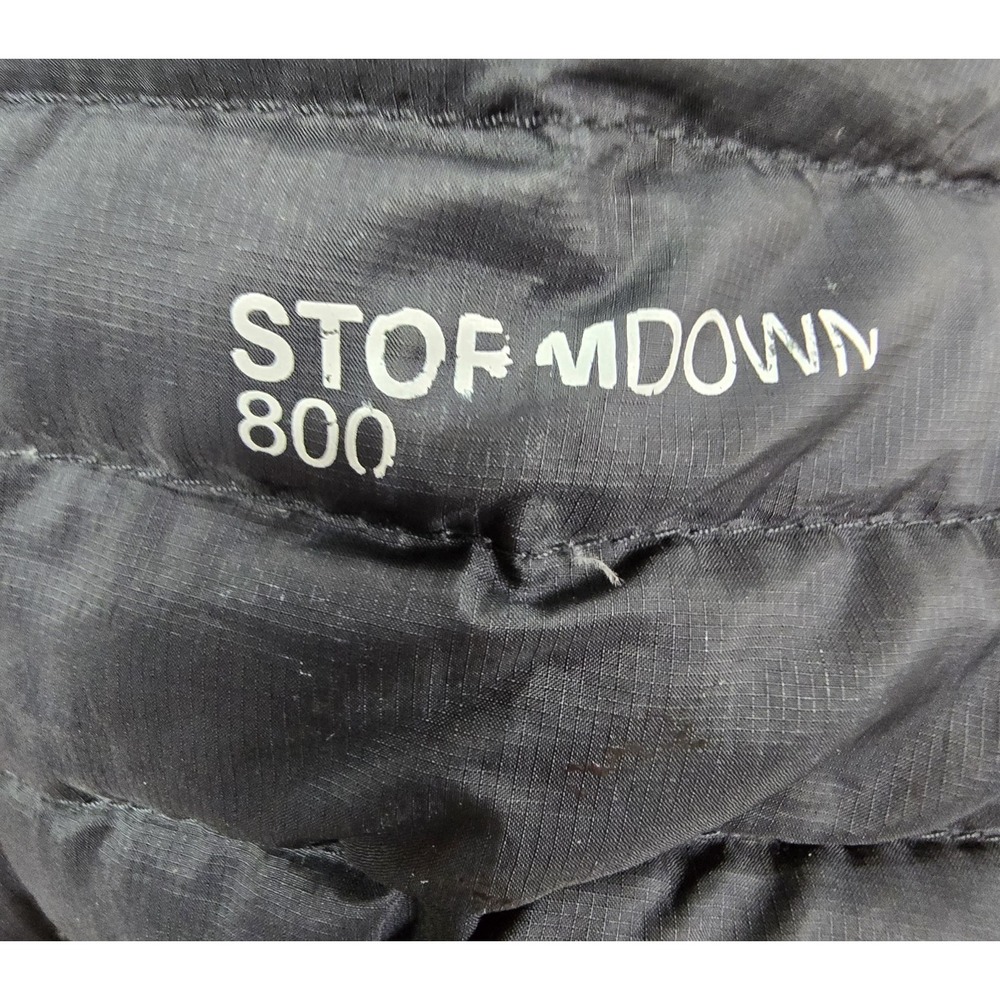 Eddie Bauer First Ascent Men Packable Puffer Jacket Stormdown 800 Black L - Picture 12 of 16